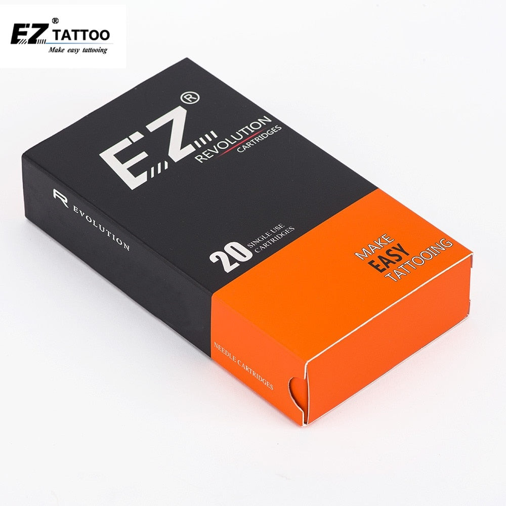 EZ Tattoo Needles Revolution Cartridge Round Shader Medium Taper 3.5mm for Cartridge  Machines and Grips 20 pcs /lot